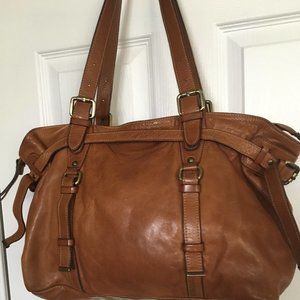 Cavalcanti Italian leather handbag - Tan